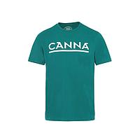 The ORIGINAL CANNA green t-shirt crew-neck